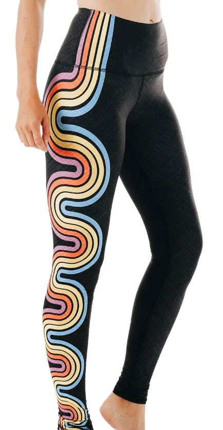 Double Rainbow Printed Yoga Leggings